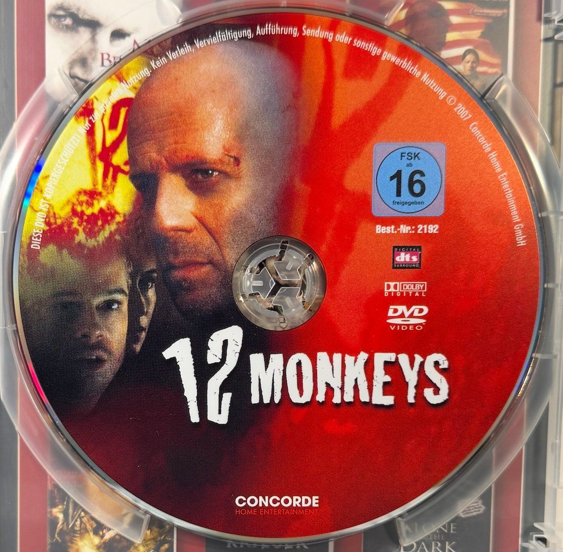 Tutti i DVDs: DVD 12 MONKEYS - BRUCE WILIS - BRAD PITT – Usato da Wisen venduto da gigisna 1