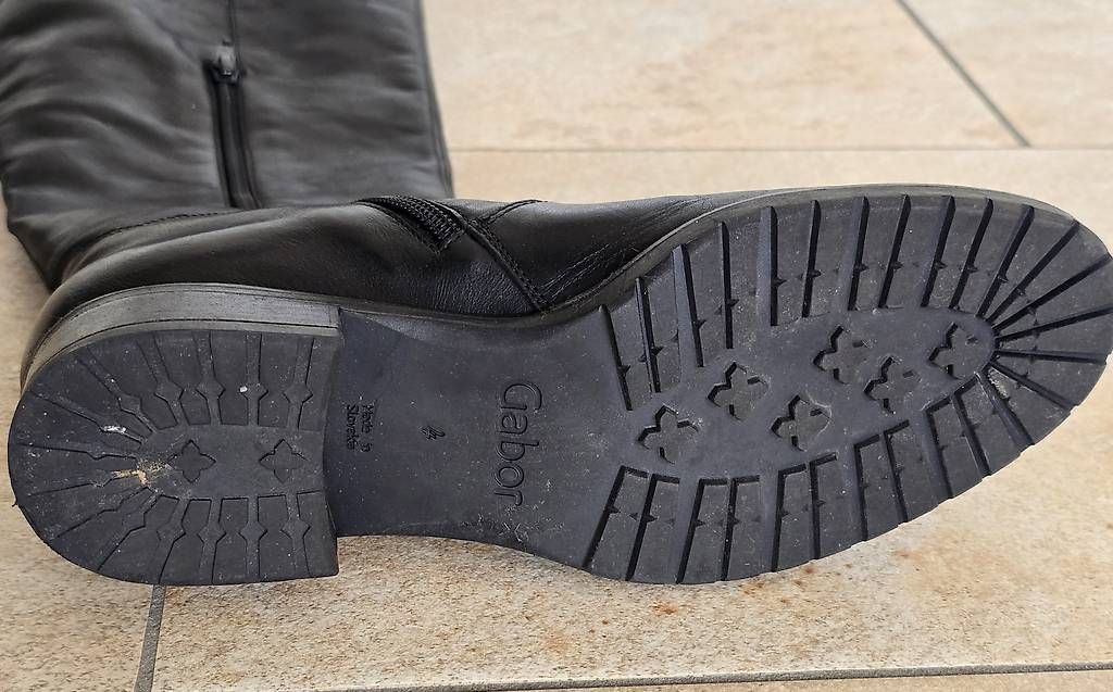 Scarpe da donna: Gabor Leder Stiefel,schwarz,gr.37 – Usato da Riehen venduto da harald13 1