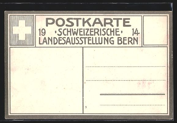 Cartoline postali: Bern, Schweizerische Landes-Ausstellung  – Usato da Berlin venduto da bartko-reher 1
