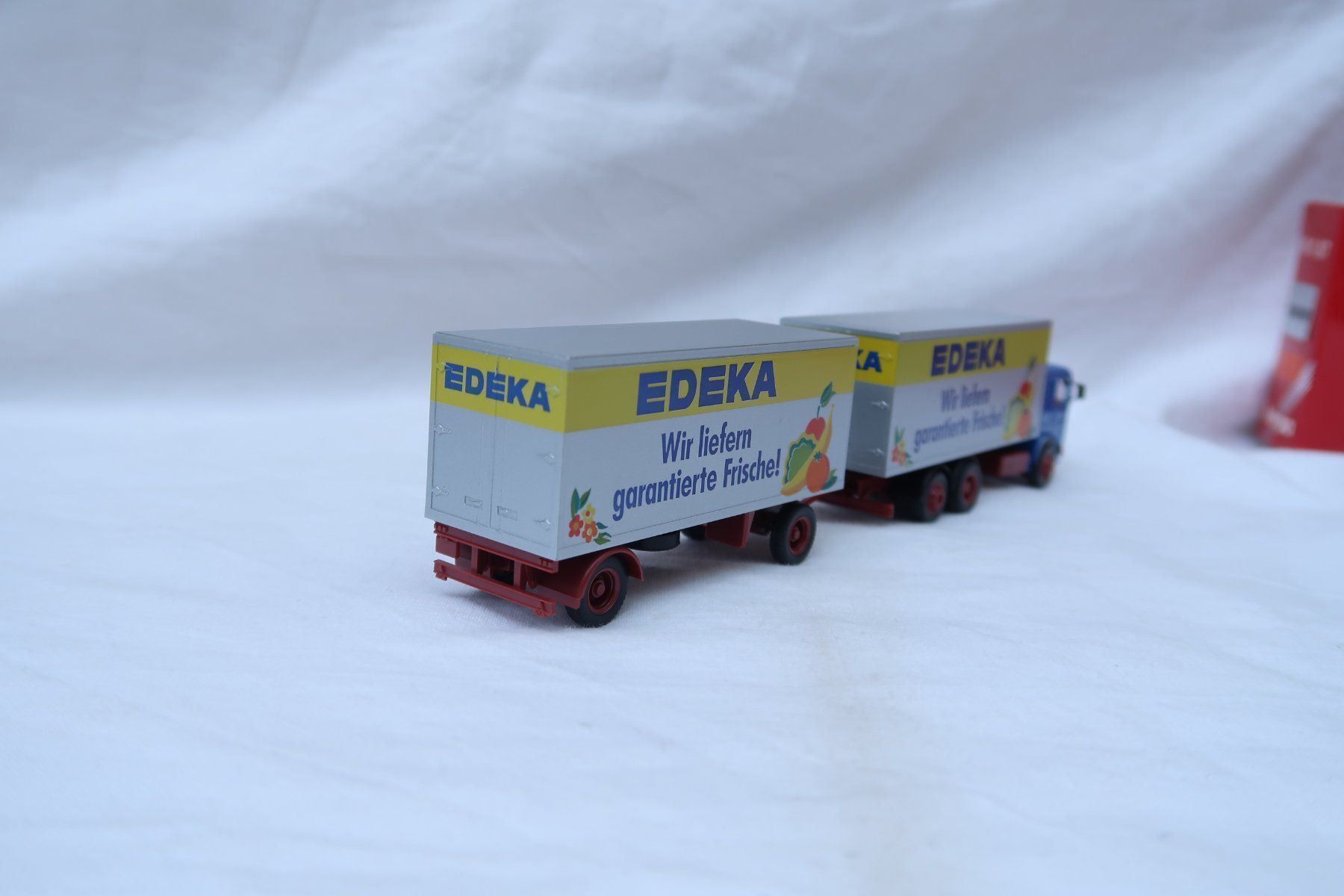 Herpa Modellini d'auto: Herpa MAN F8 Hängezug "EDEKA" – Nuovo (secondo la descrizione) da Muttenz venduto da Laeckerlihamschter 5