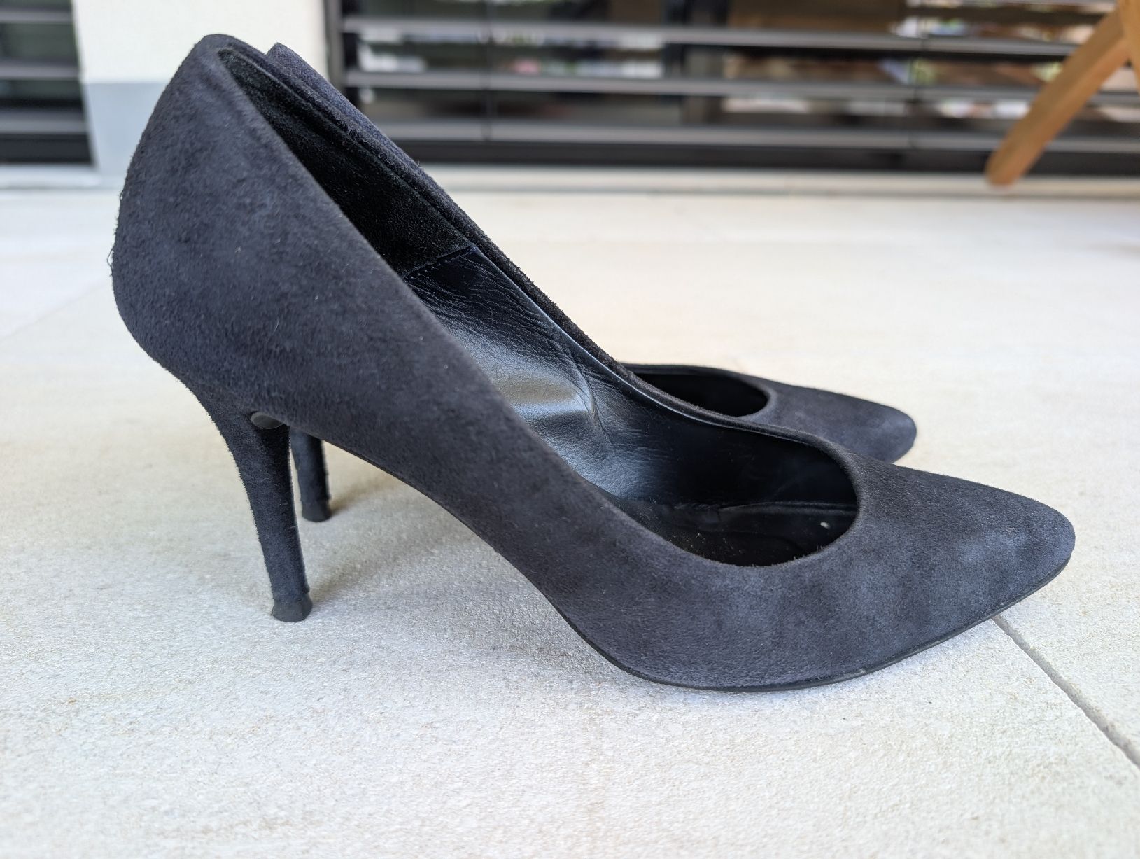 Damenschuhe: Elegant Navy Blu Suede Pumps – Gebraucht aus Lachen SZ von joa_rf9n 3