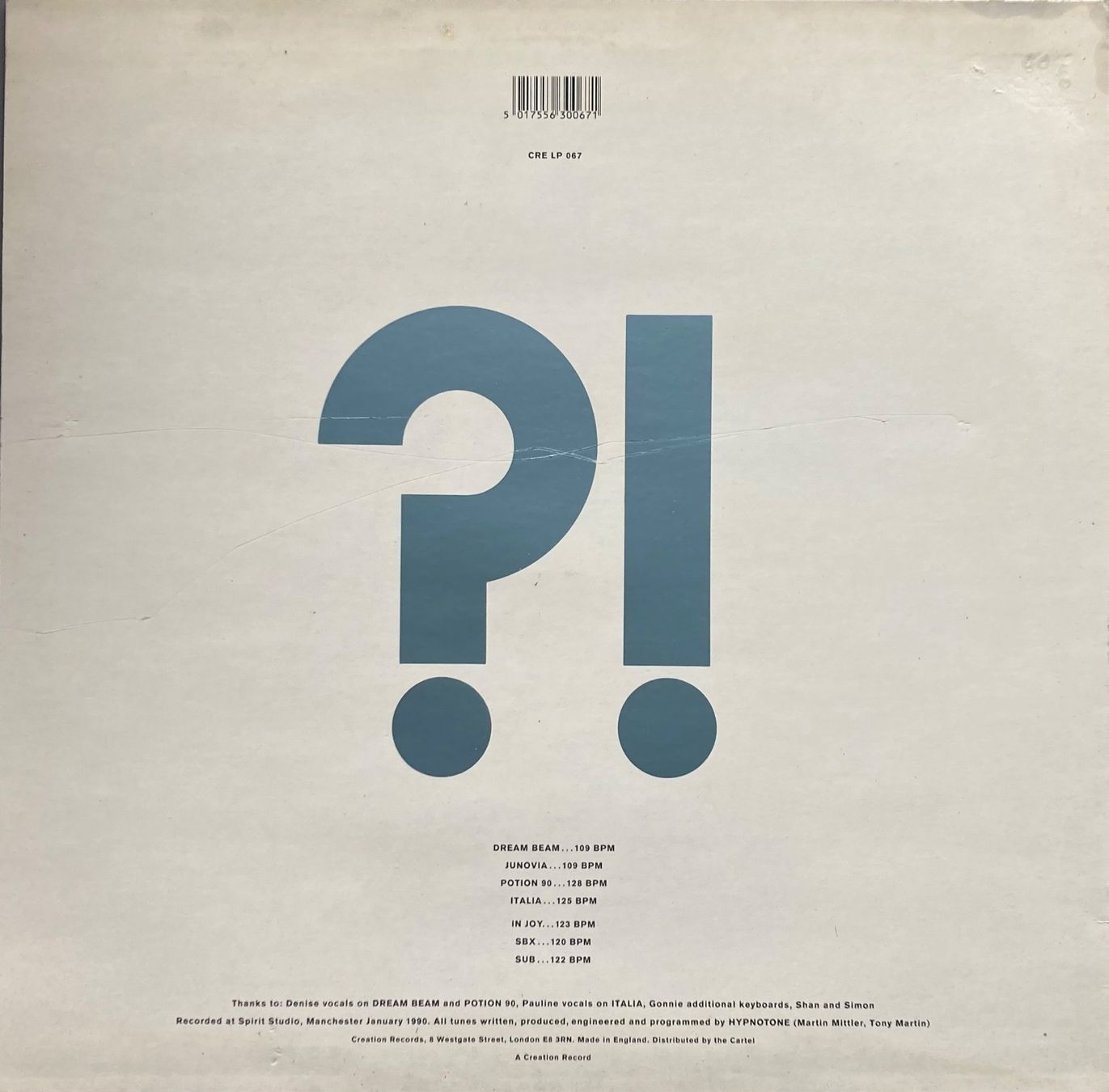 Dischi in vinile: HYPNOTONE - HYPNOTONE – Usato da Poliez-Pittet venduto da Newtown-Records 1