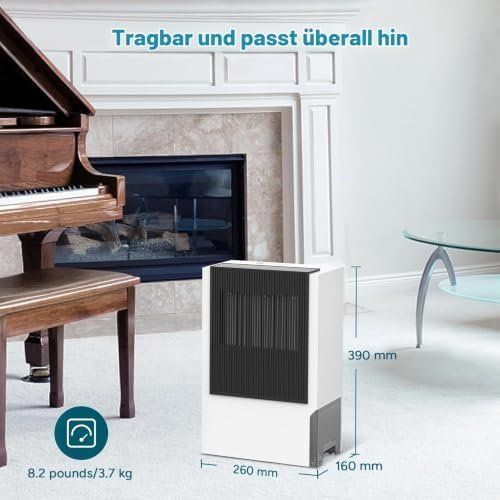 Deumidificatori: Luftentfeuchter Elektrisch 3L Entfeuchter Leise – Nuovo e nell'imballaggio originale da Hundwil venduto da Stallone6 6