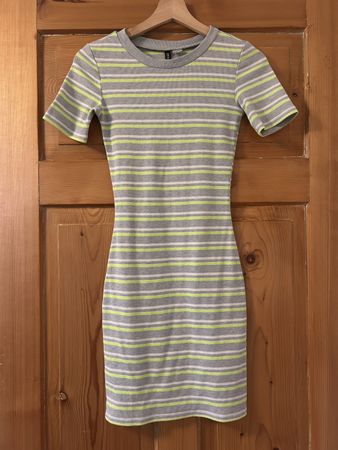 Kleid XS, gestreift, von H&M Divided!
