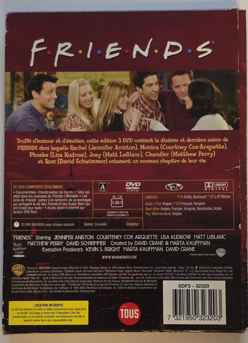 Alle DVDs: Friends - coffret saison 10 complète – Gebraucht aus Plan-les-Ouates von Hornet_18 1