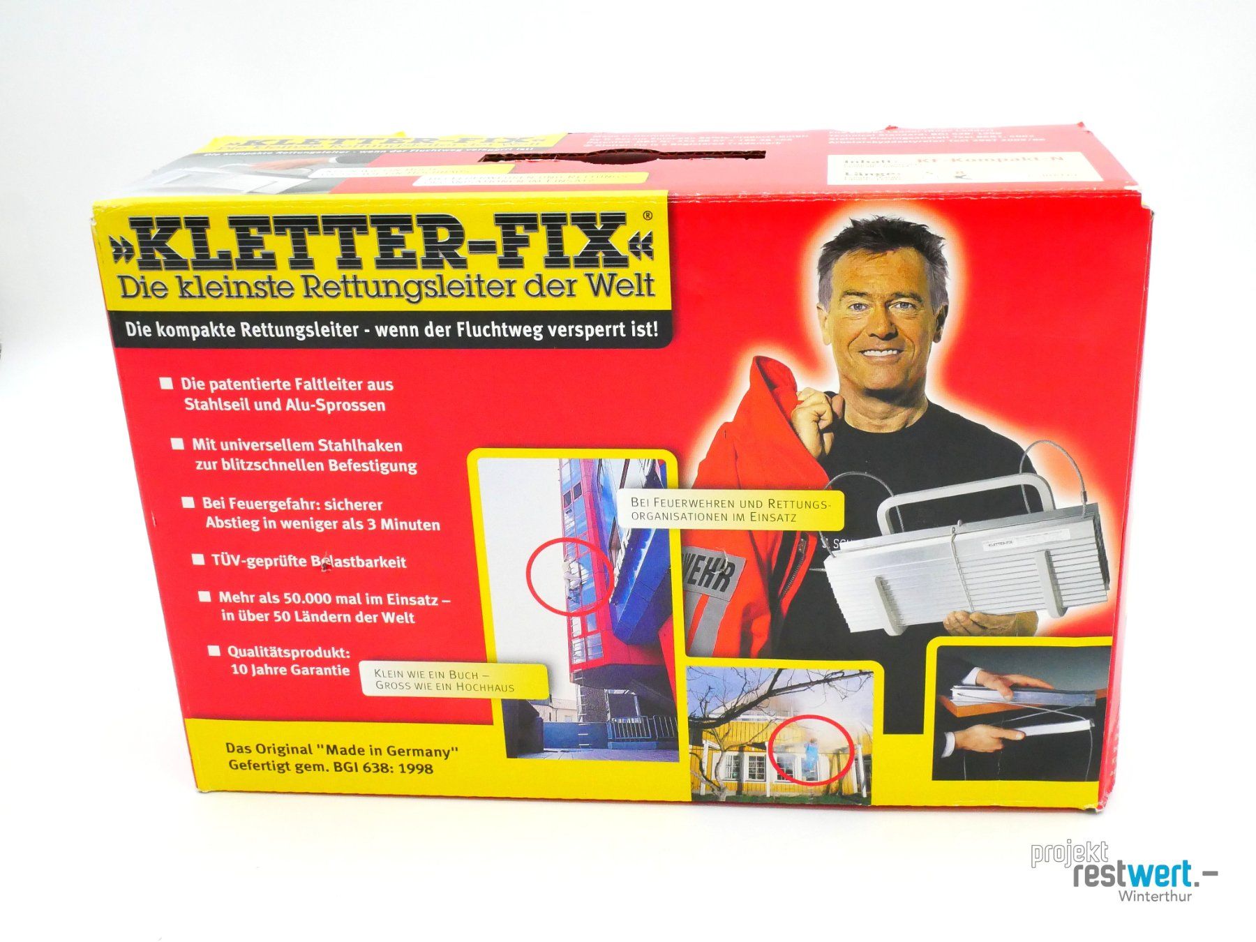 Scale: KLETTER-FIX® Rettungsleiter 8m – Nuovo (secondo la descrizione) da Winterthur venduto da Restwert_Winterthur 6