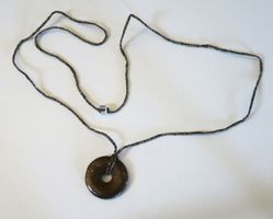 Kette Pyrit Donut