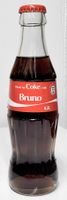 Coca-Cola Flasche mit Namen Bruno  von Deutschland