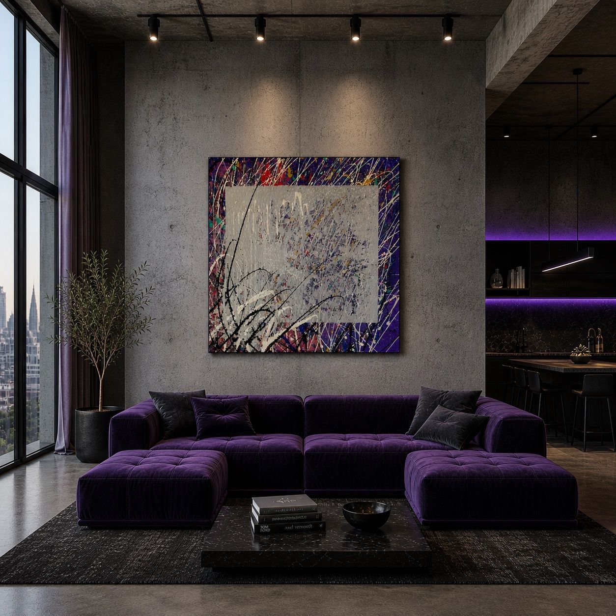 Dipinti: Grey over Energy : art-by-Koller – Nuovo (secondo la descrizione) da Obfelden venduto da Speedo07 5
