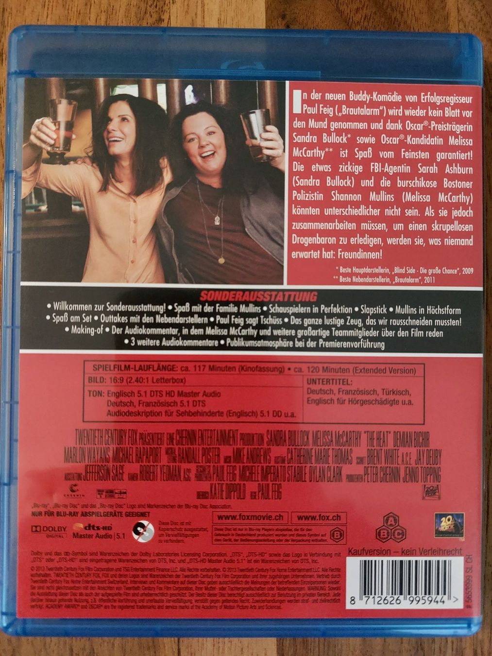 Tutti i DVDs: Blu Ray - Taffe Mädels Extended Version mit Sandra Bullock – Usato da Rheinfelden venduto da FilmAuktion 1