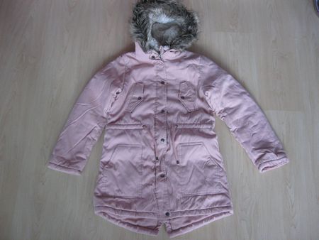 Rosa Winterjacke für Girls Gr.150