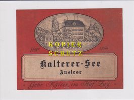 Etikette - Kalterer-See Auslese /bd