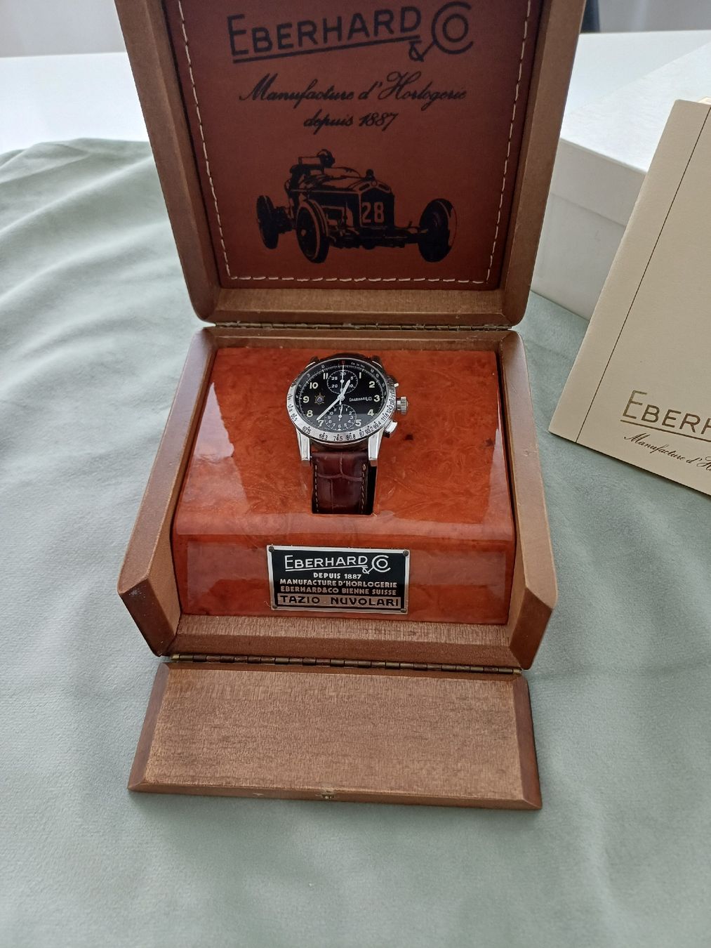 Eberhard & Co. Orologi: Eberhard & Co. Tazio Nuvolari Chronograph Ref.31030 Full Set – Usato da Untersiggenthal venduto da Callas33 1