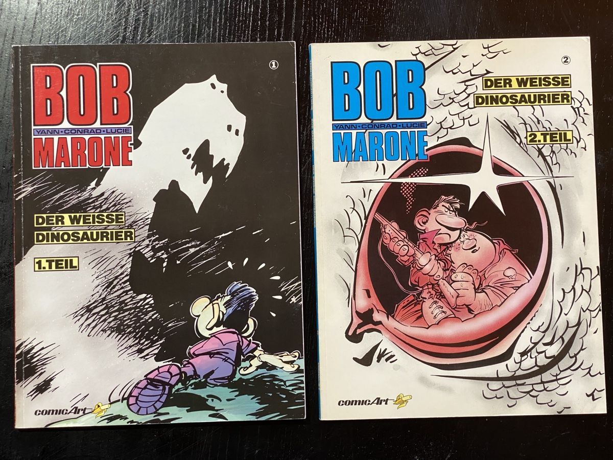 Fumetti: Bob Marone Comics #1-2 + Der weisse Dinosaurier – Usato da Zuerich venduto da SonderArt-Wertgut