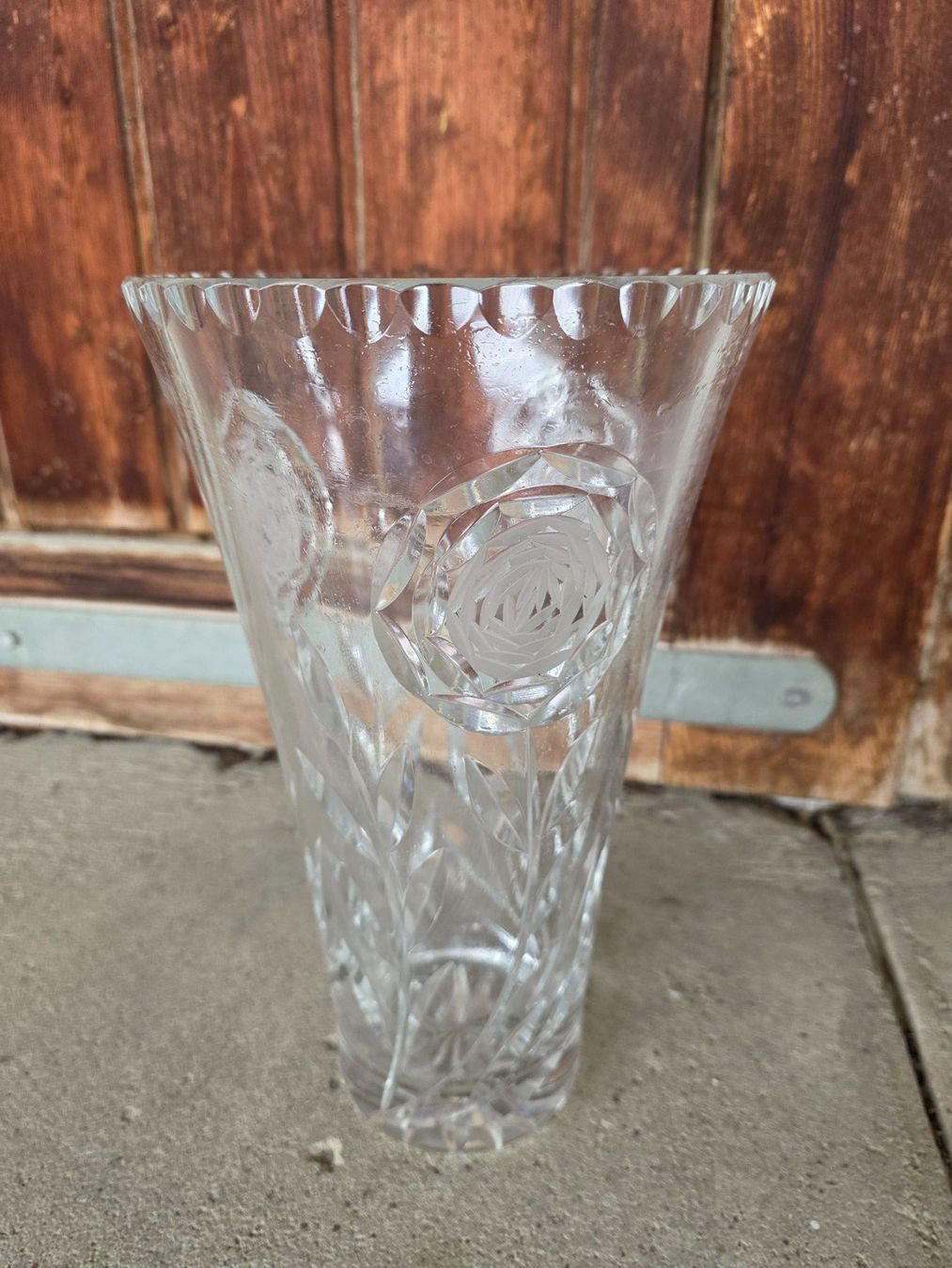Vasi & Recipienti: Kristall Glas Vase Rose 31 cm – Usato da Walterswil BE venduto da Lonitti 3