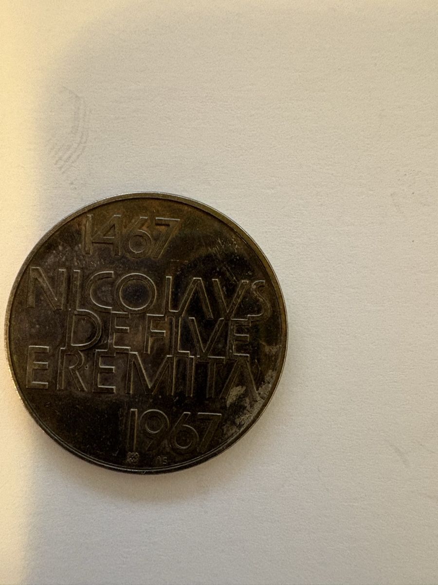 Alle Münzen: 1467-1967 nicolavs de flve eremita  – Gebraucht aus Murten von Tzaugg 2