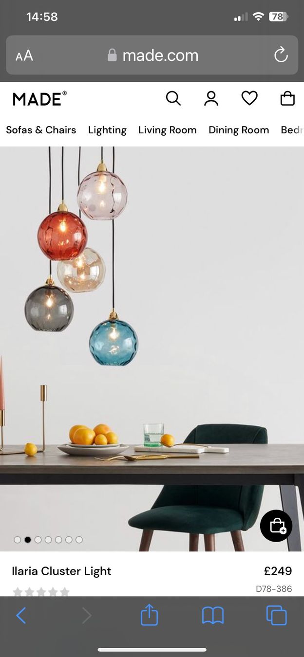 Lampade: Kaskadenlampe von made – Nuovo e nell'imballaggio originale da Zürich venduto da diesunddasvintage 4