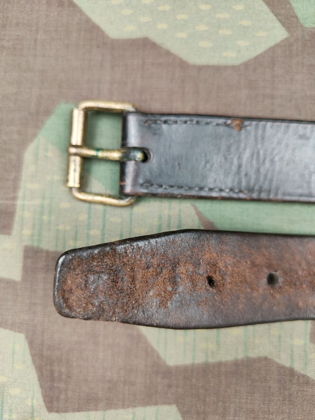 Schweizer Armee Uniformi: Leibgurt Ord. 1869, 100 cm – Usato da Bauma venduto da SwissMilitaria 1