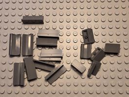 Lego 18x Paneel dunkelgrau divers