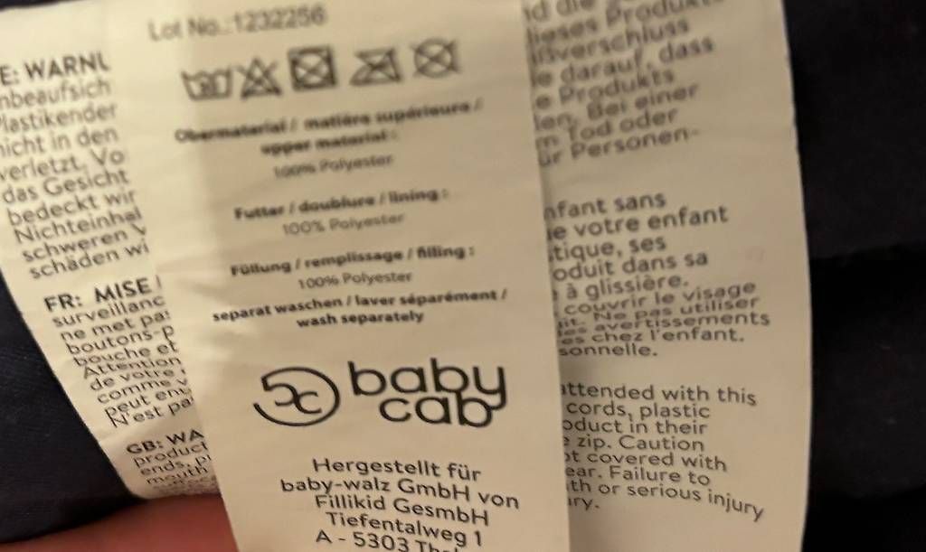 Sacchi a pelo: BabyCap Fusssack – Usato da Hallwil venduto da 3mpty 1