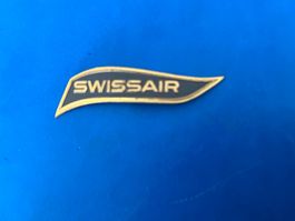 Original Swissair Abzeichen Metall gebraucht Zustand