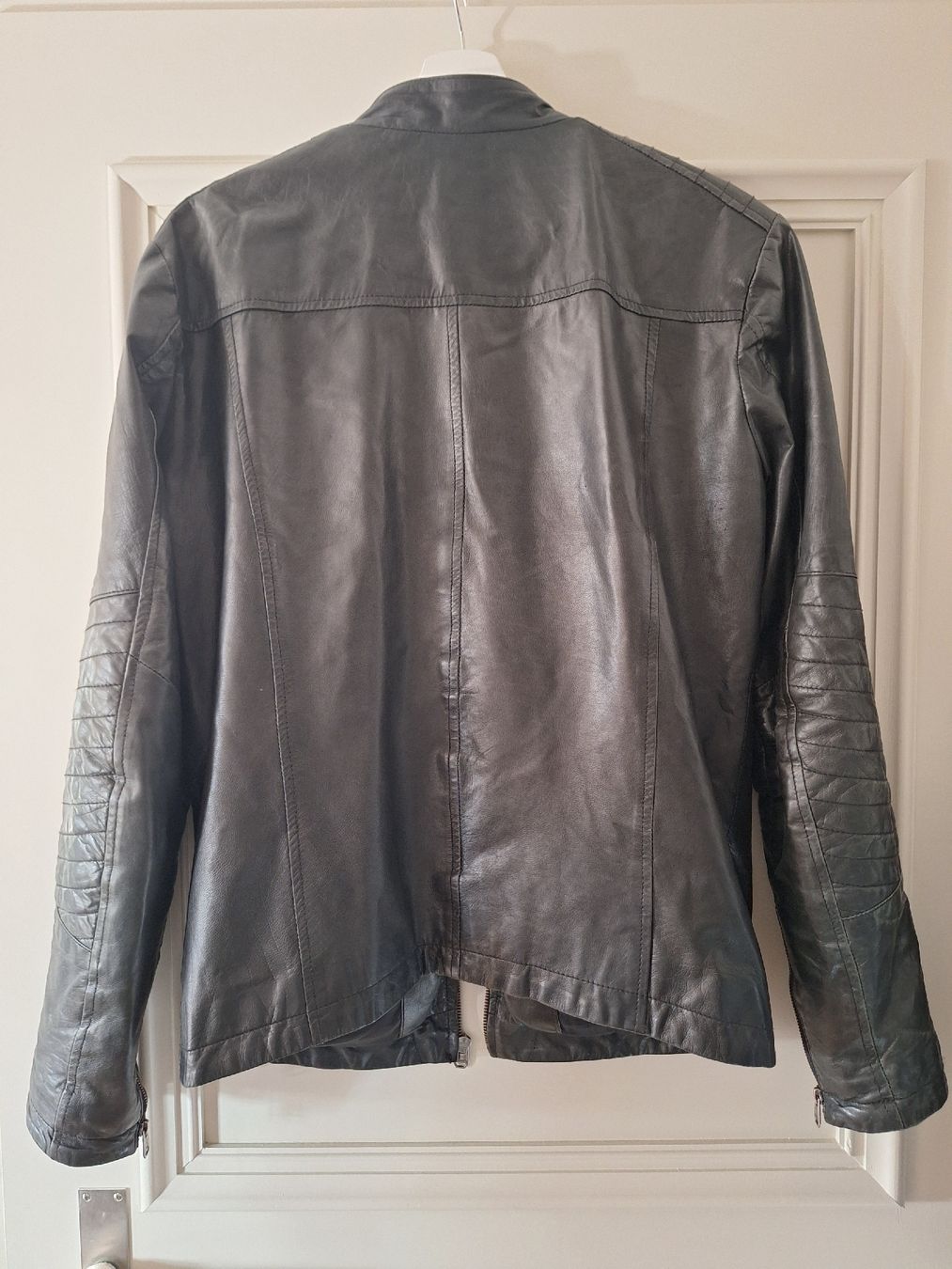 Giacche: Herren Lederjacke Gr. M Core by Jack & Jones schwarz – Usato da Basel venduto da kiko9 3