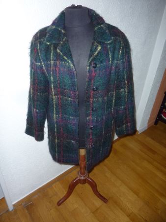 manteau à carreaux  taille M marque CREATION ATELIER GS