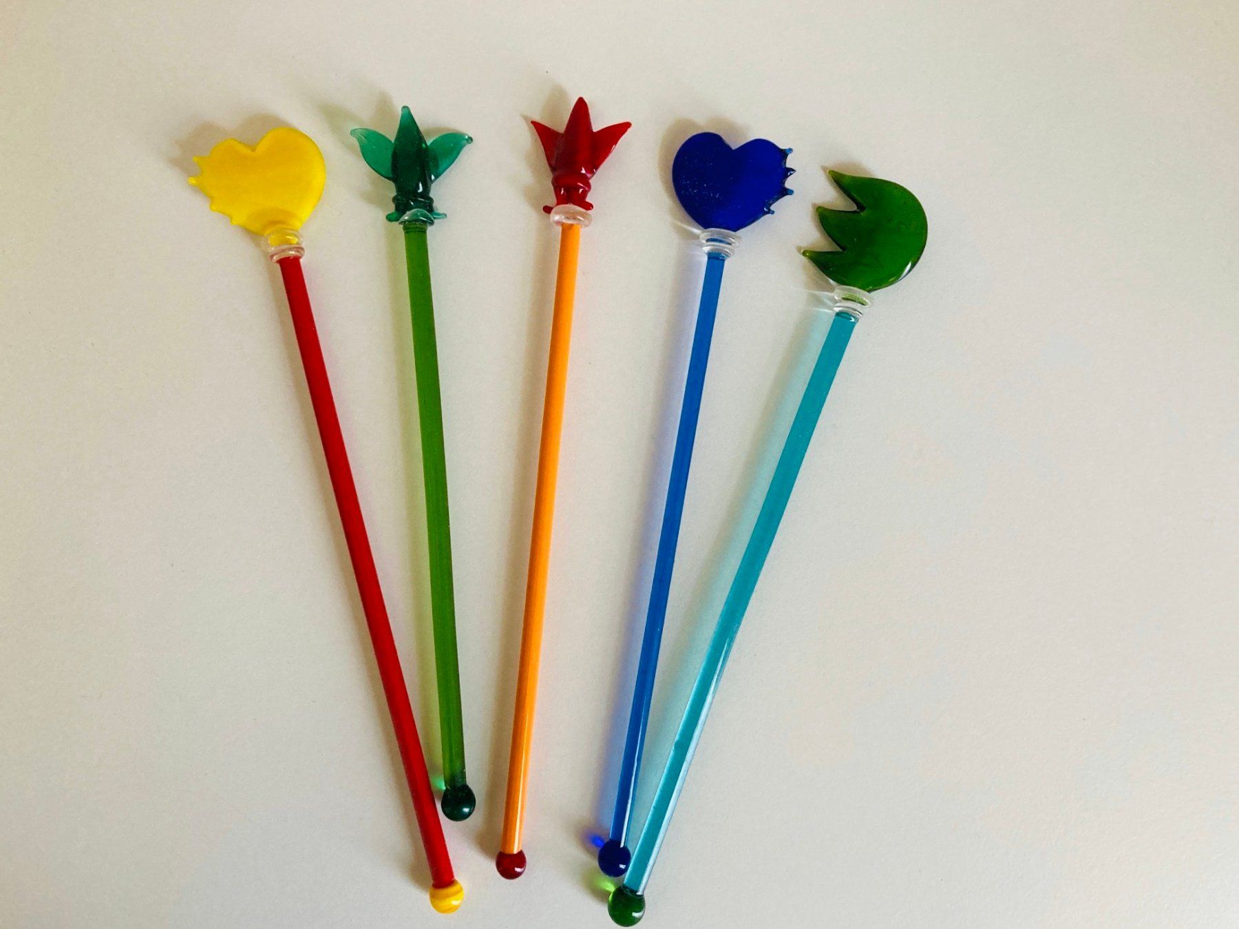 Elettrodomestici da cucina: 5 Cocktail Stäbli / Rührstäbchen aus Glas – Usato da Zürich venduto da cornetto55 2