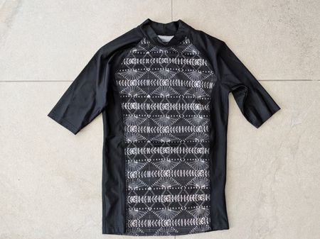 Bade T-Shirt Schwarz Damen, Esmara, Grösse S, gut erhalten