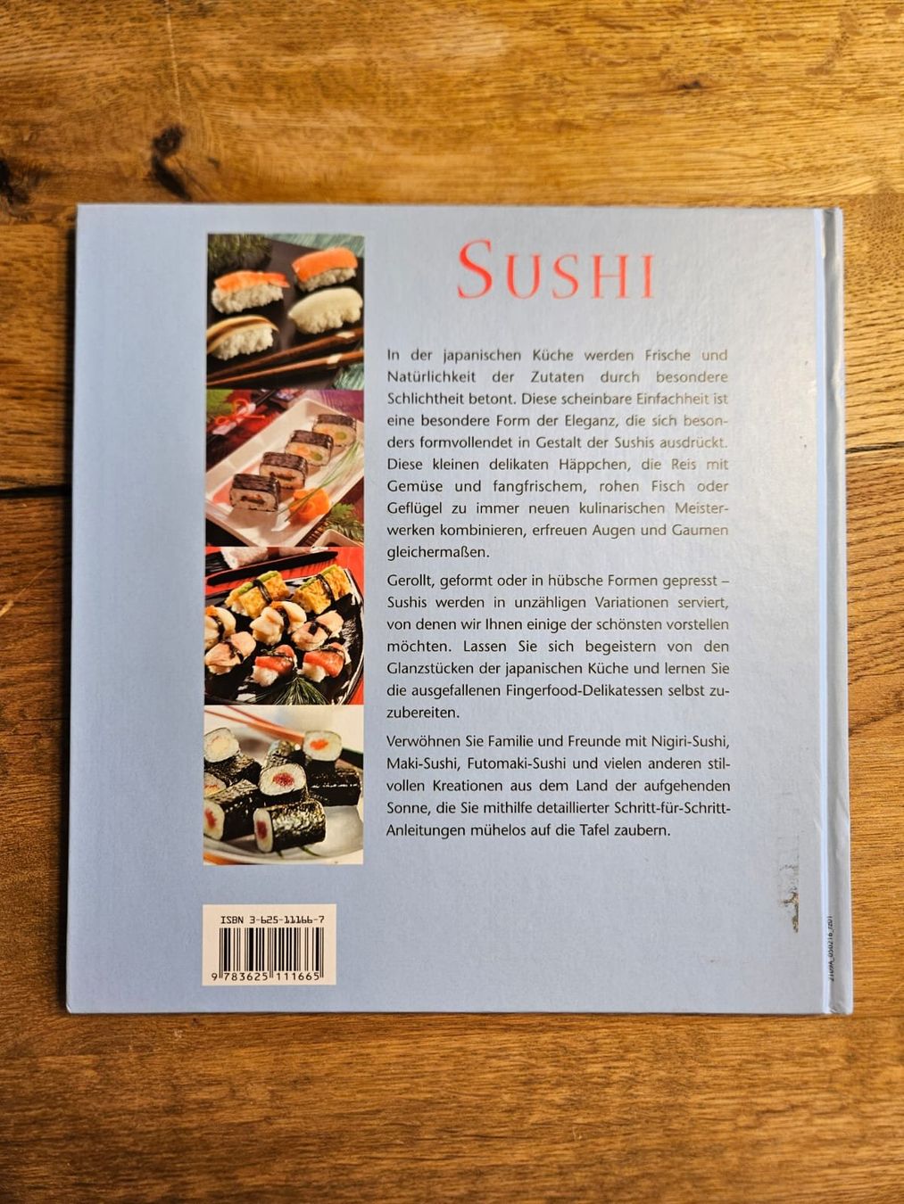 Libri: Sushi Kochbuch - Geformt, gerollt oder gepresst - NGV – Nuovo e nell'imballaggio originale da Birr venduto da DisDas 1