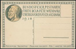 1918 - Pro Patria - Bundesfeierkarte - ungebraucht *