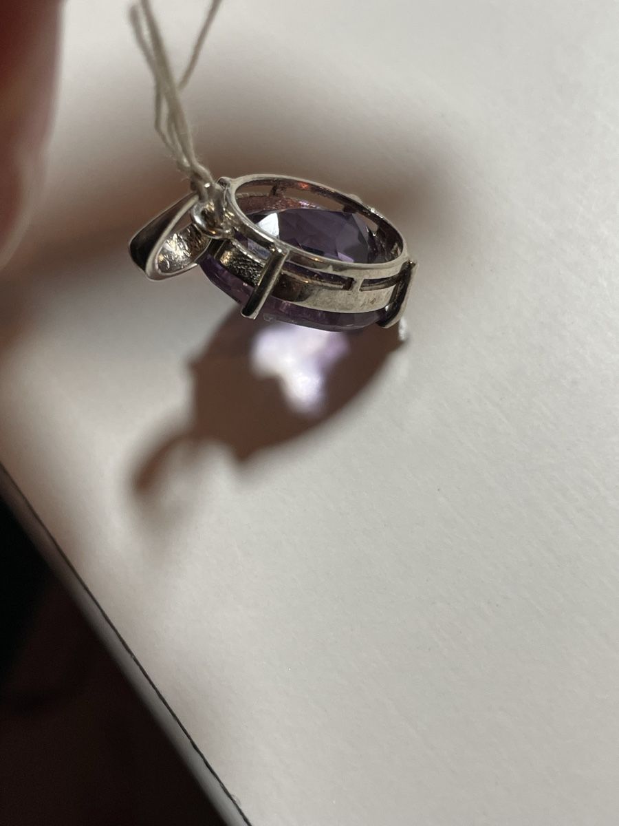 Anhänger: Pendentif avec améthyste , argent 925.(2,8g) – Gebraucht aus Le Grand-Saconnex von sav_dfj7 5