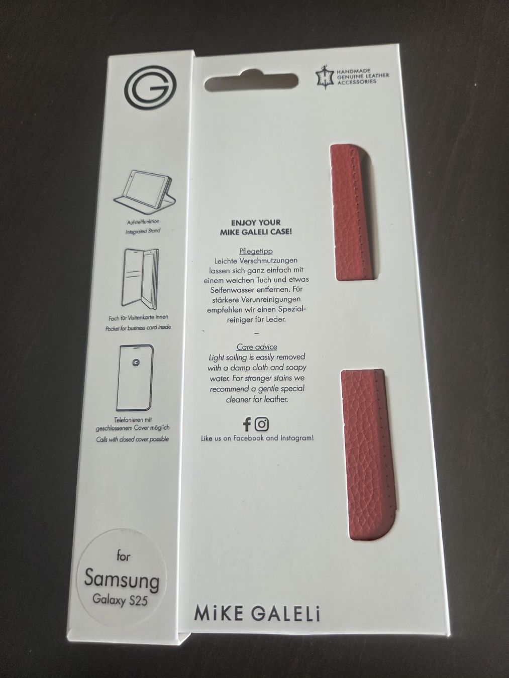 Samsung Cover & Protezioni schermo: Handyhülle Leder Samsung S25 – Nuovo e nell'imballaggio originale da Horgen venduto da Rosenkuul 5