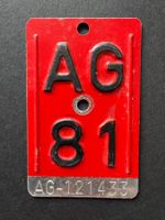 AG 81 - Seltenes Fahrrad-Schild aus den 80er Jahren!