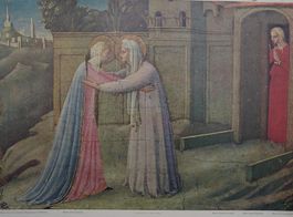 ⭐Schulwandbild „Maria besucht Elisabeth“ (Heimsuchung), nach