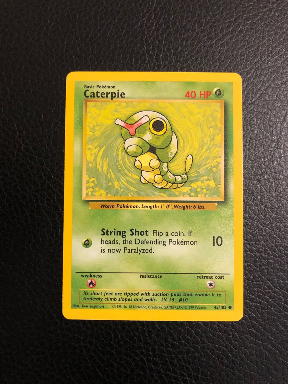 Pokémon Carte collezionabili: Base Set Caterpie 45/102 Ab 1 – Usato da Paradiso venduto da Pkmn10