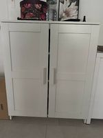 BRIMNES Schrank mit Türen, petite armoire