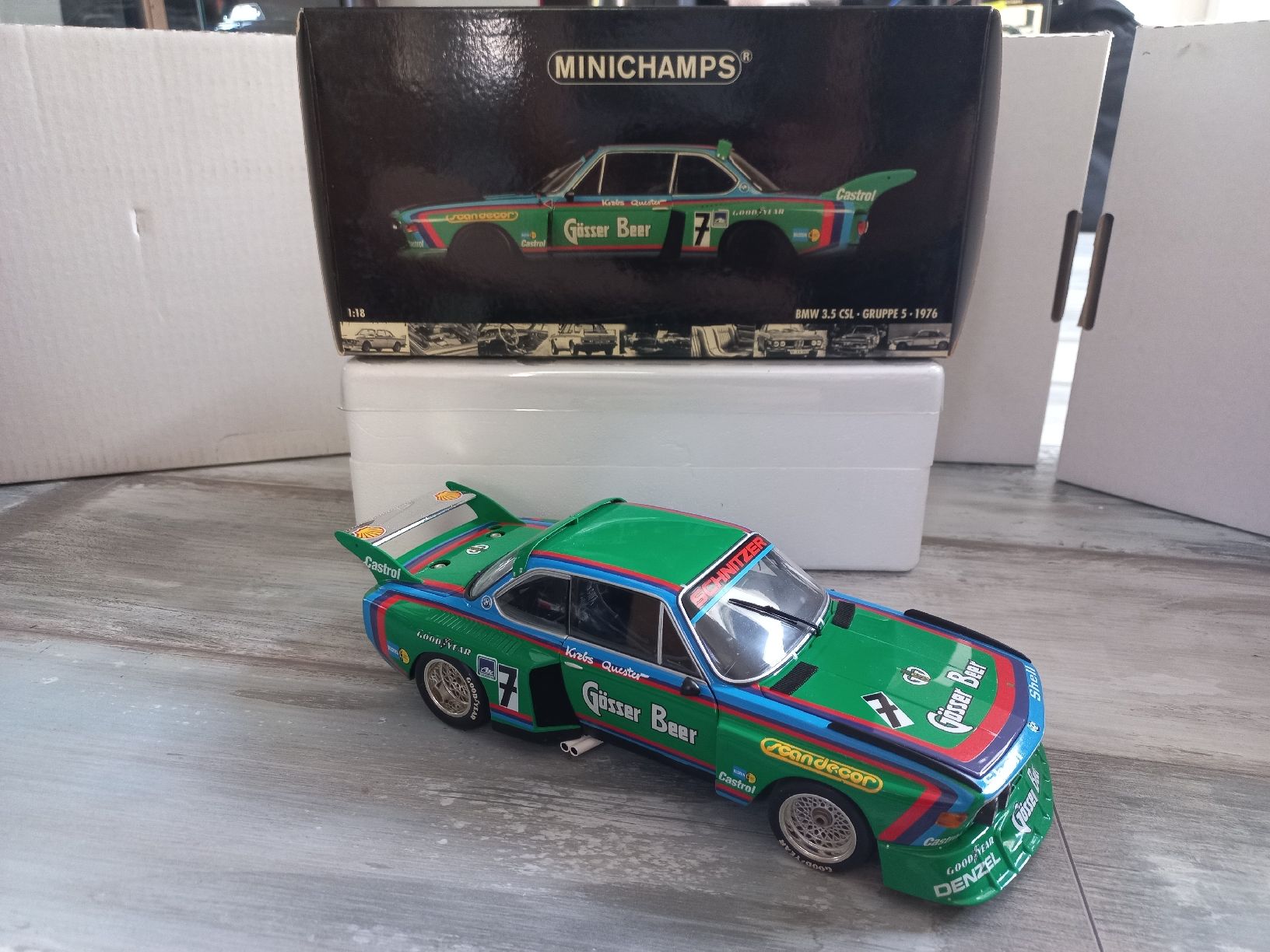 Minichamps Modellini d'auto: BMW 3.5 csl Gr.5 1/18 Minichamps  – Usato da Attalens venduto da remy_s00