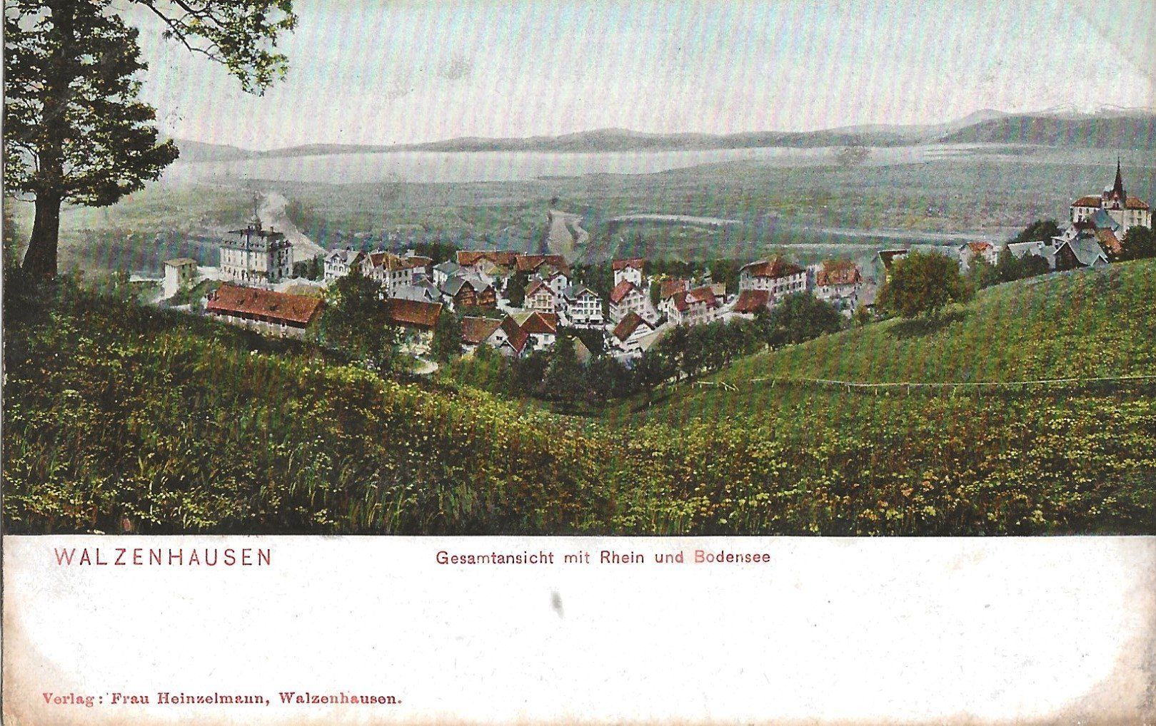 Ansichtskarten: Walzenhausen, 1911 – Gebraucht aus Frauenfeld von Merk52