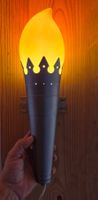 2 vintage Wandleuchten / Fackeln von Ikea Minnen Fackla
