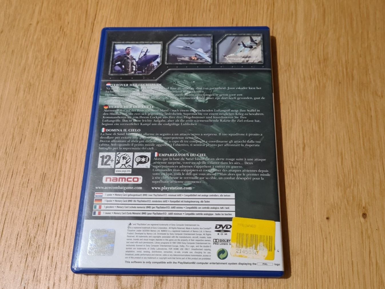 Sony Giochi: PlayStation 2 / PS2: ACE COMBAT - Squadron Leader PAL Game – Usato da Winterthur venduto da stufaphi 2