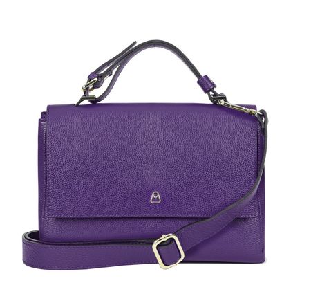 Sac à main violet Pelletteria Marant, cuir véritable, neuf!