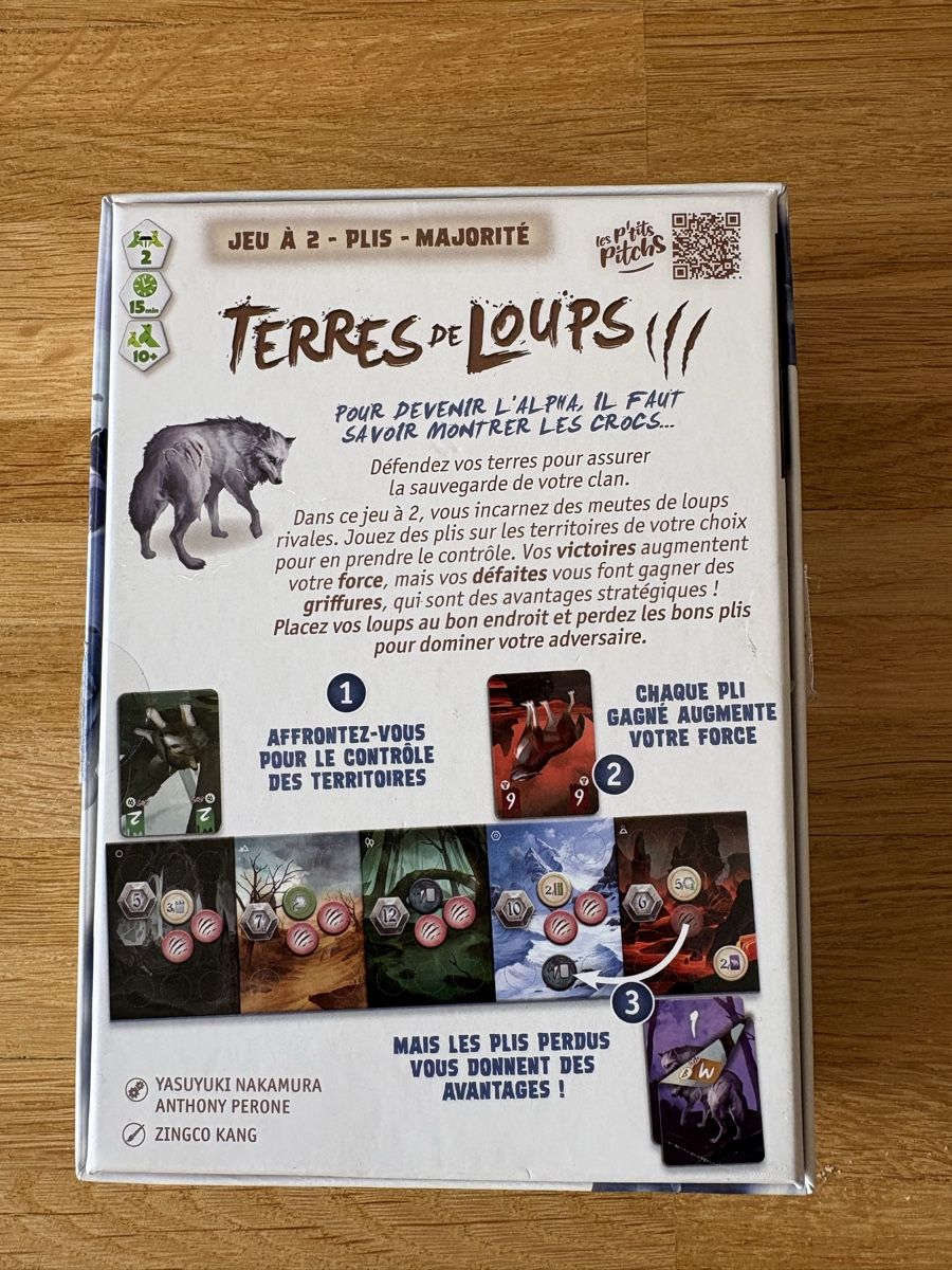 Giochi: Terres de Loups - jeu complet FR – Usato da Fribourg venduto da bappenzell 1