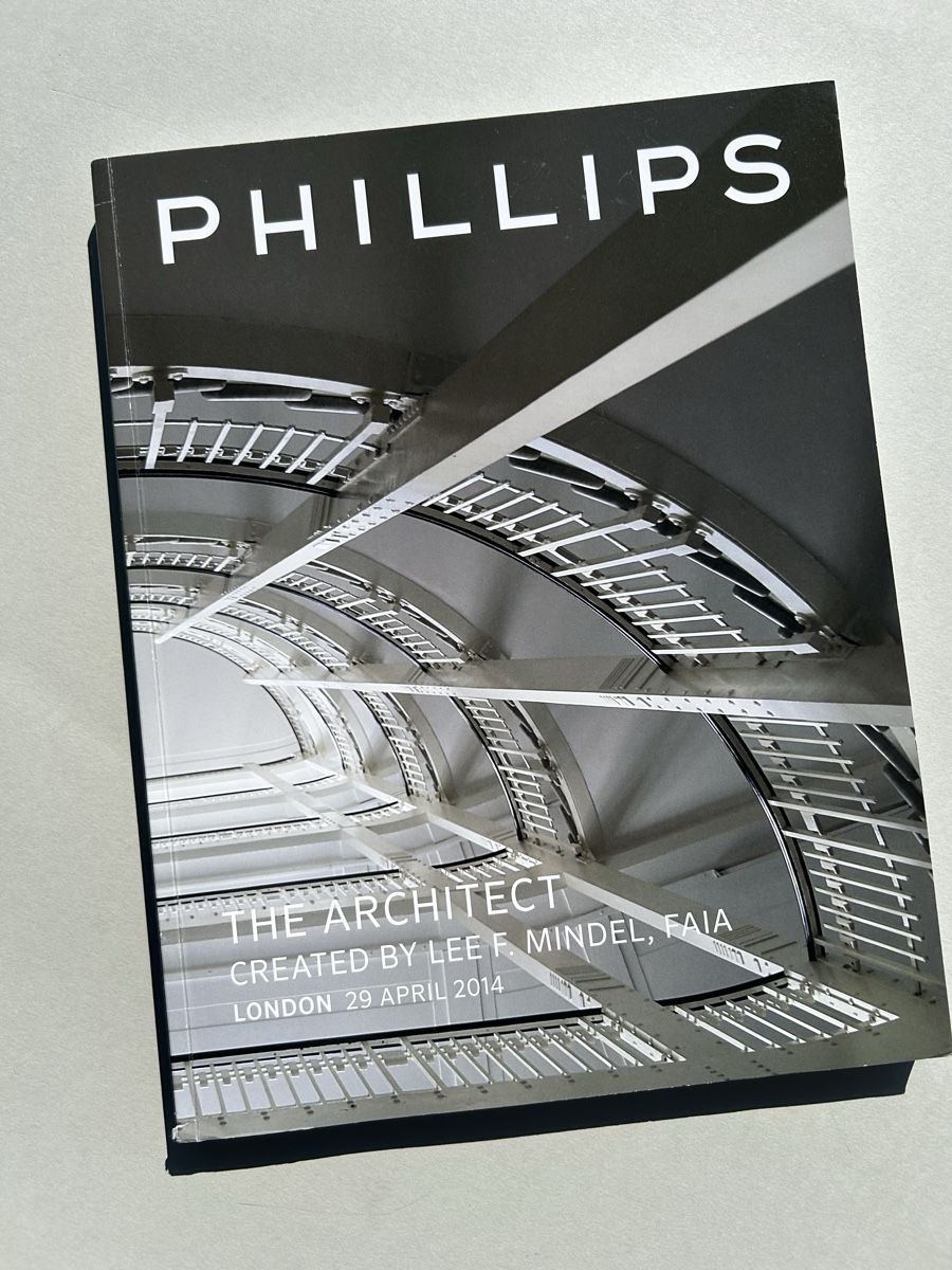 Libri: Phillips "The Architect" Book - Lee F. Mindel, FAIA – Usato da Zürich venduto da Coffeetable88