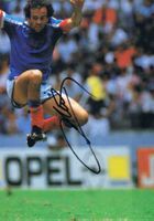 Michel Platini 1955- Autogramm signiert Magazinbild 20x30cm