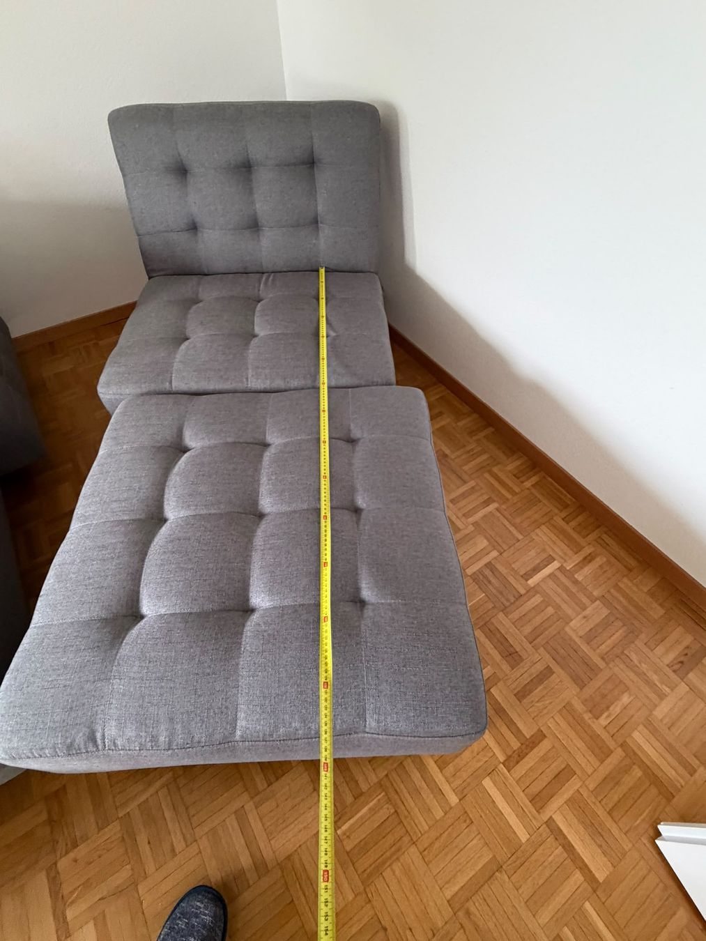 Sofas: Sofa, grau, 2-teilig, Sofaelement 150cm – D'occasion à Zürich par Idoly_Studio.