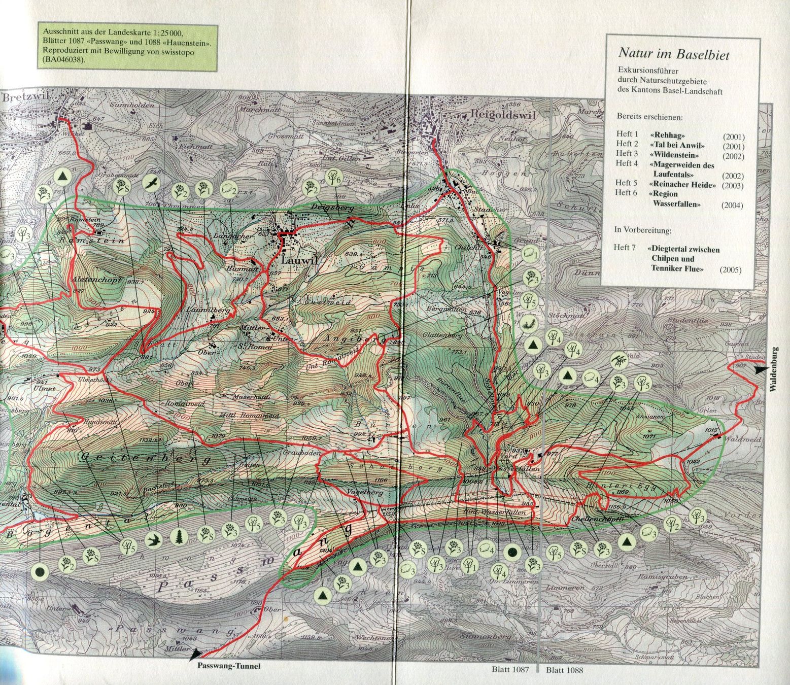 Libri: Region Wasserfallen, Exkursionsführer, Basel-Landschaft – Usato da Aarau venduto da Elmaar41 3