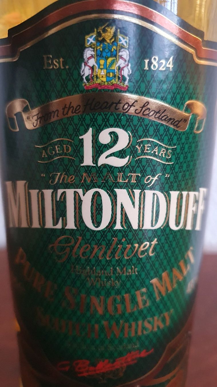 Glenlivet Bevande alcoliche: Glenlivet Miltonduff Single Malt Whiskey – Nuovo e nell'imballaggio originale da Küssnacht am Rigi venduto da Tgoessi 4