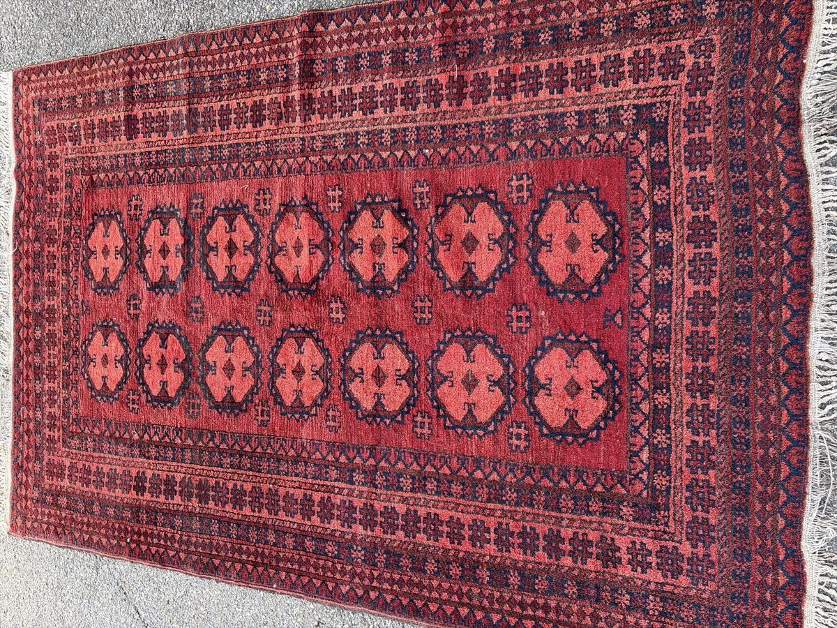 Teppiche: Afgan Teppich rot  – Gebraucht aus Wängi von Tesimo 4