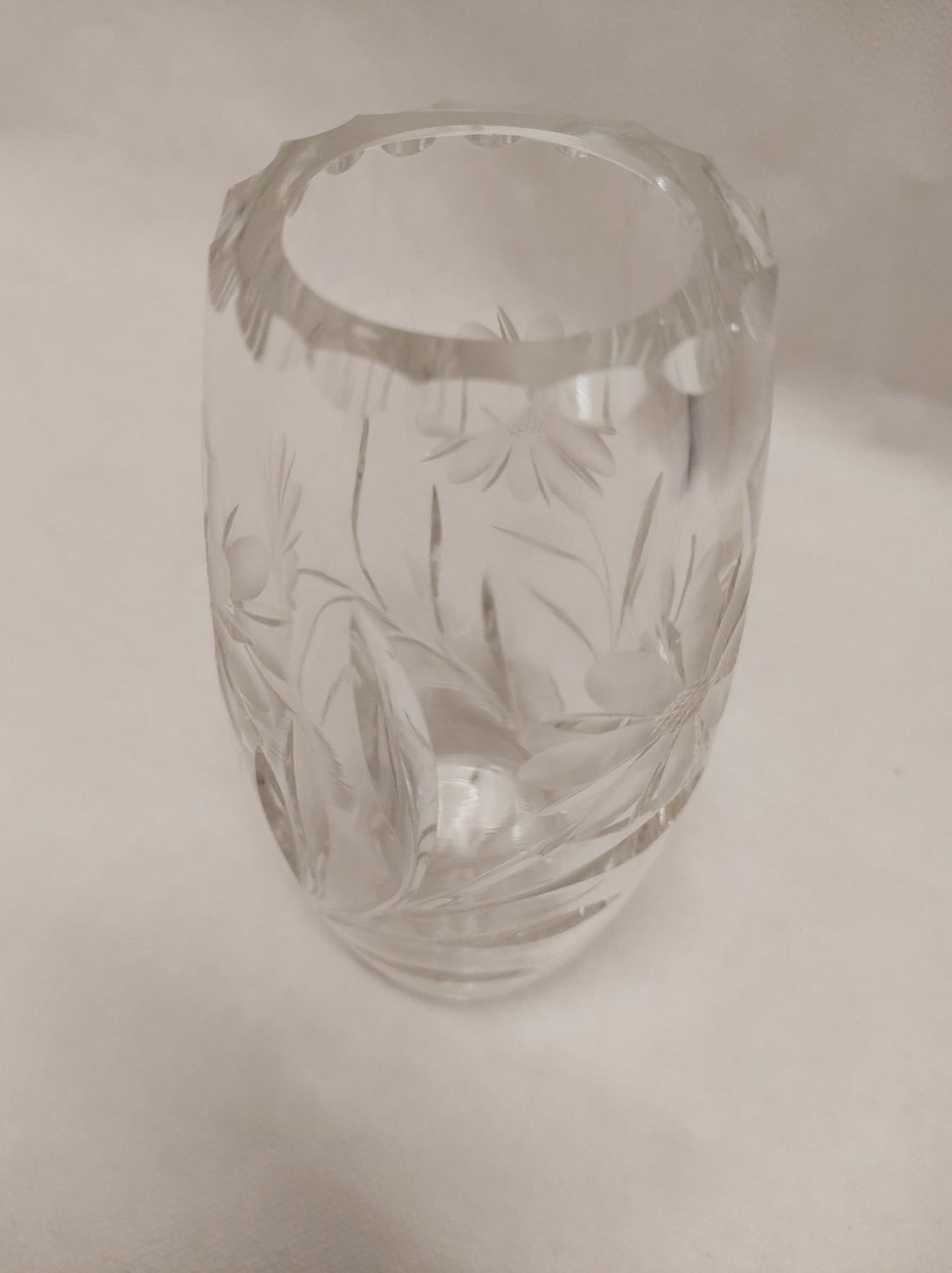 Vasen & Gefässe: GLAS VASE ** MASSIV ** GESCHLIFFEN – Gebraucht aus Lupfig von Womewome 2